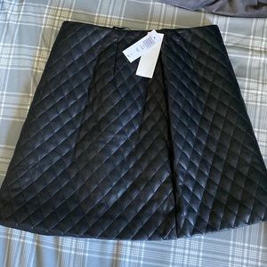 Black Leather Skirt